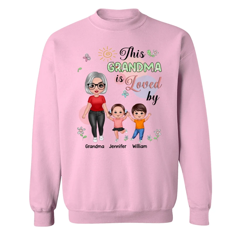 Standing Doll Mom Grandma Kids Personalized Shirt - Image 19