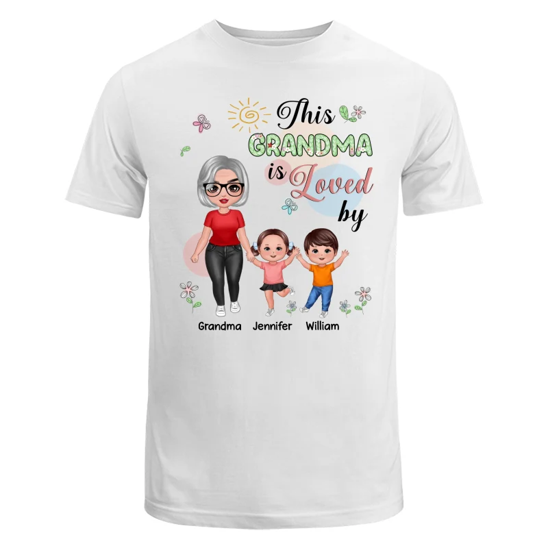 Standing Doll Mom Grandma Kids Personalized Shirt - Image 5