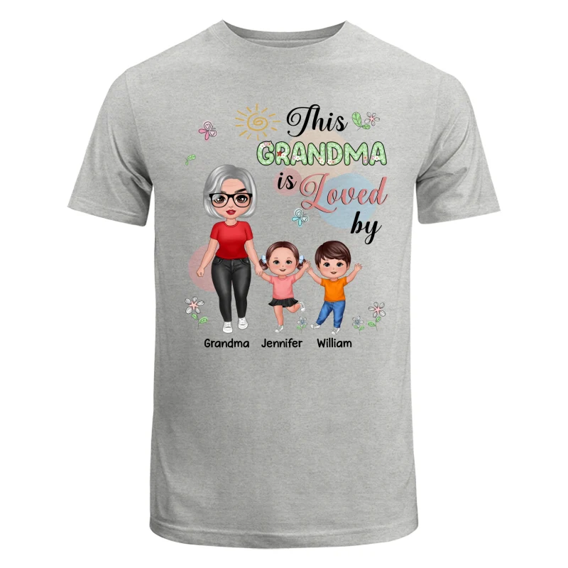 Standing Doll Mom Grandma Kids Personalized Shirt - Image 6