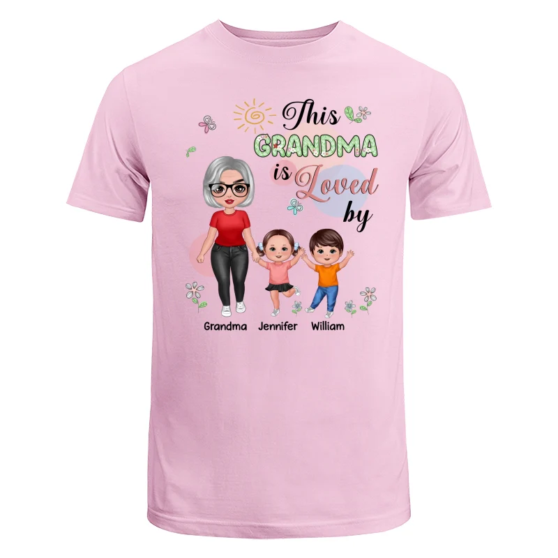 Standing Doll Mom Grandma Kids Personalized Shirt - Image 7