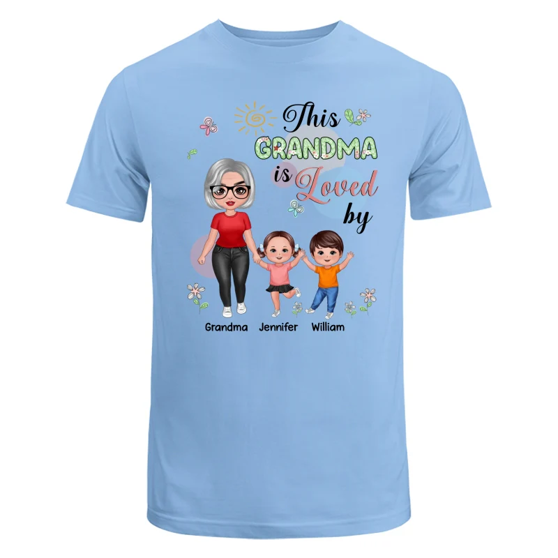 Standing Doll Mom Grandma Kids Personalized Shirt - Image 8