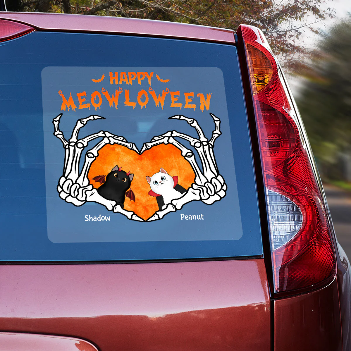 Stay Spooky Cat Lover Halloween Decor Personalized Decal - Image 2