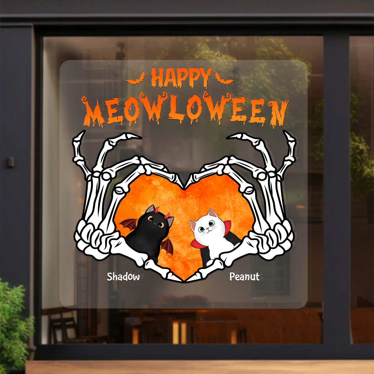 Stay Spooky Cat Lover Halloween Decor Personalized Decal - Image 3
