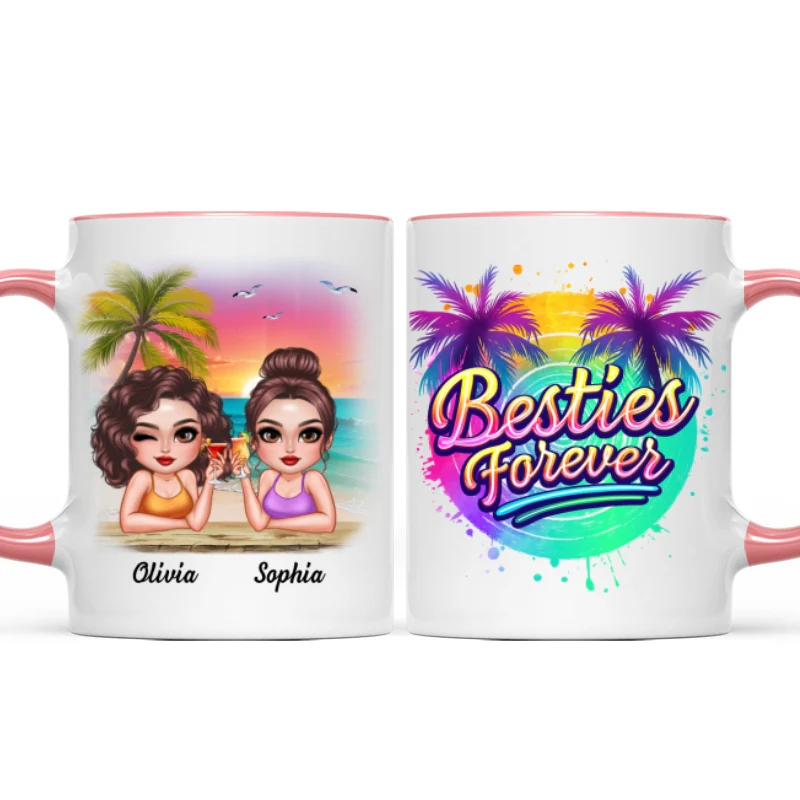 Summer Besties Forever Personalized Mug - Image 13