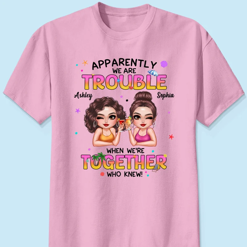 Summer Besties Sassy Women Personalized Shirt - Image 11
