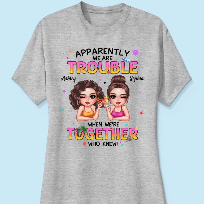 Summer Besties Sassy Women Personalized Shirt - Image 13