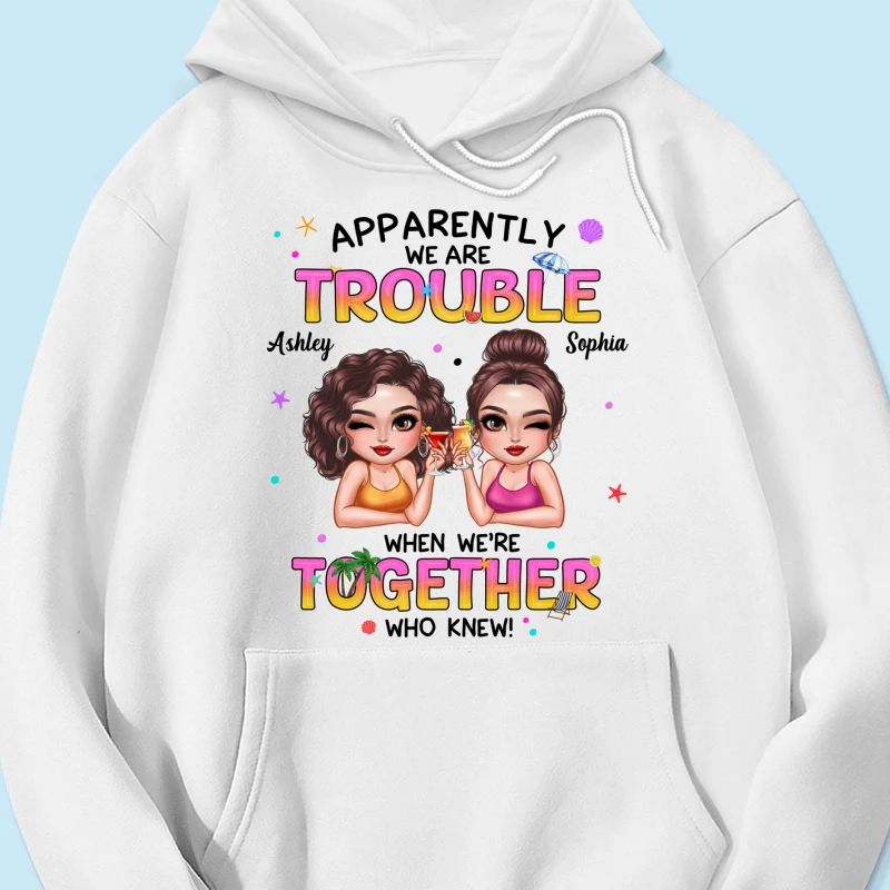 Summer Besties Sassy Women Personalized Shirt - Image 16