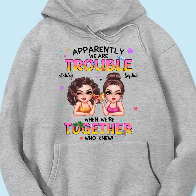 Summer Besties Sassy Women Personalized Shirt - Image 17