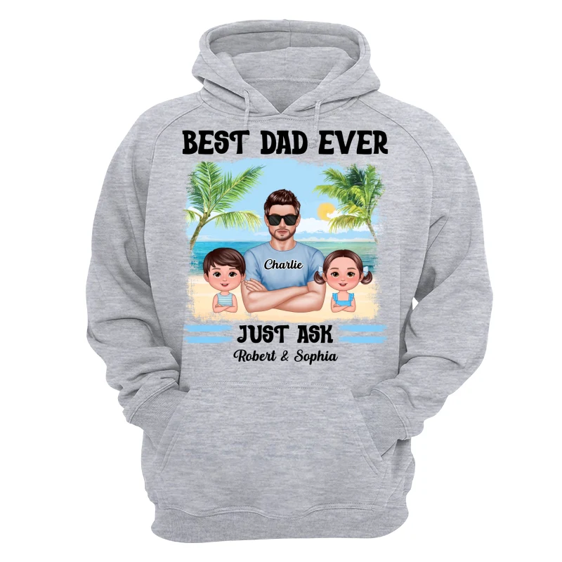 Summer Dad Grandpa Real Man And Kids Personalized Shirt - Image 14