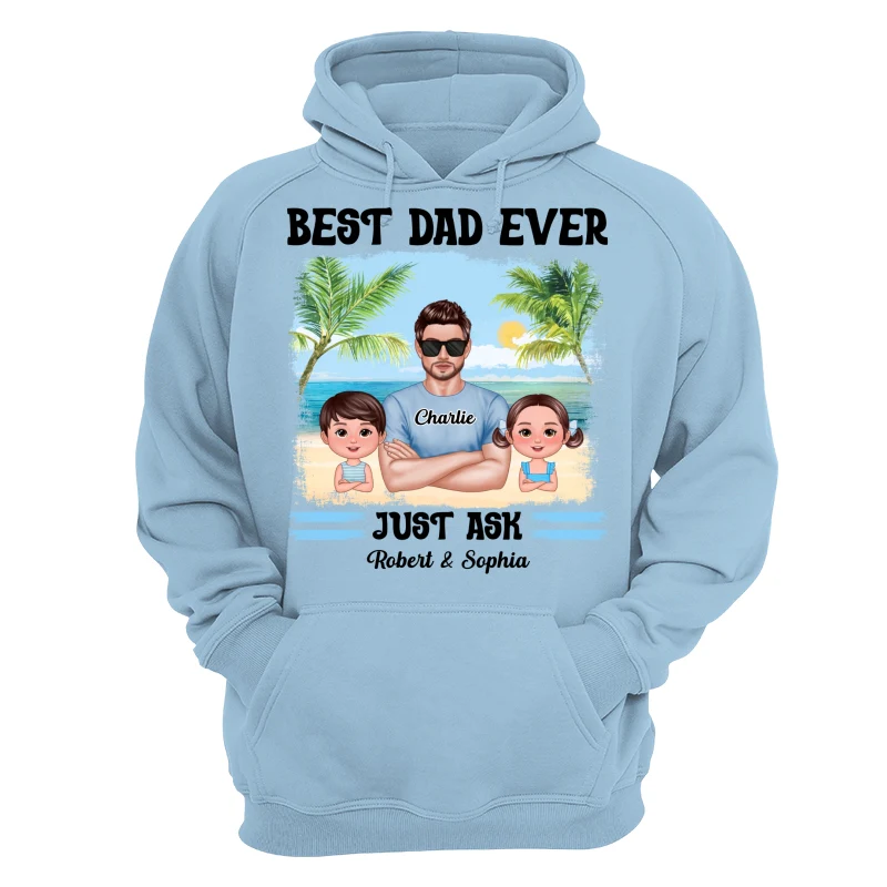 Summer Dad Grandpa Real Man And Kids Personalized Shirt - Image 16