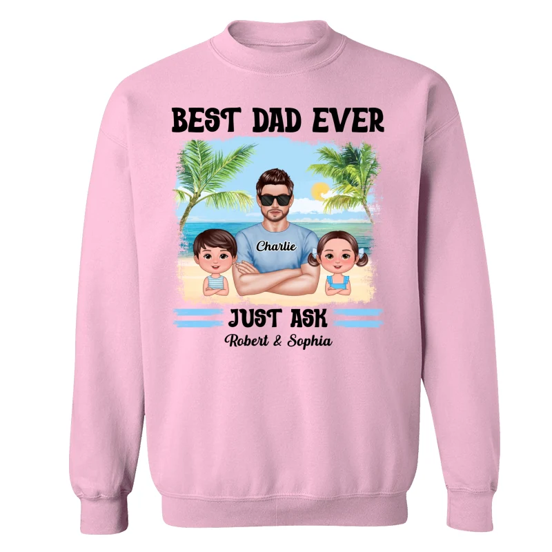 Summer Dad Grandpa Real Man And Kids Personalized Shirt - Image 19