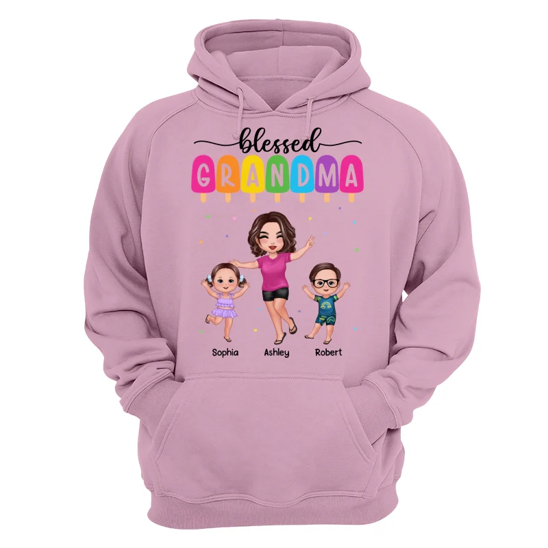 Summer Happy Doll Grandma Grandkids Personalized Shirt - Image 15