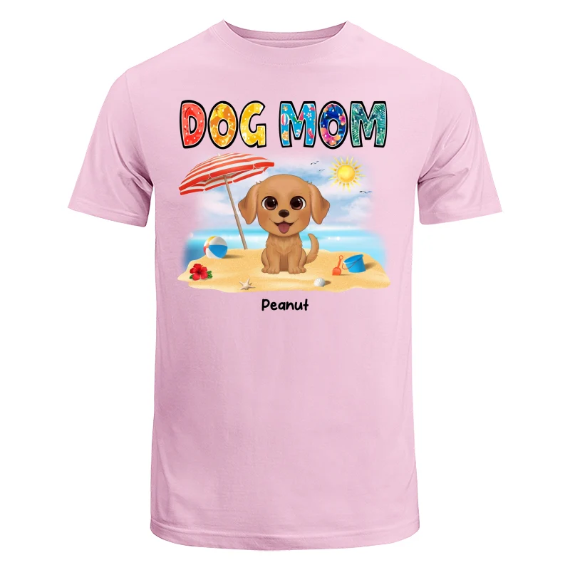 Summer Pattern Dog Mom Watercolor Cute Dogs Personalized Tank Top Shirt - Image 15