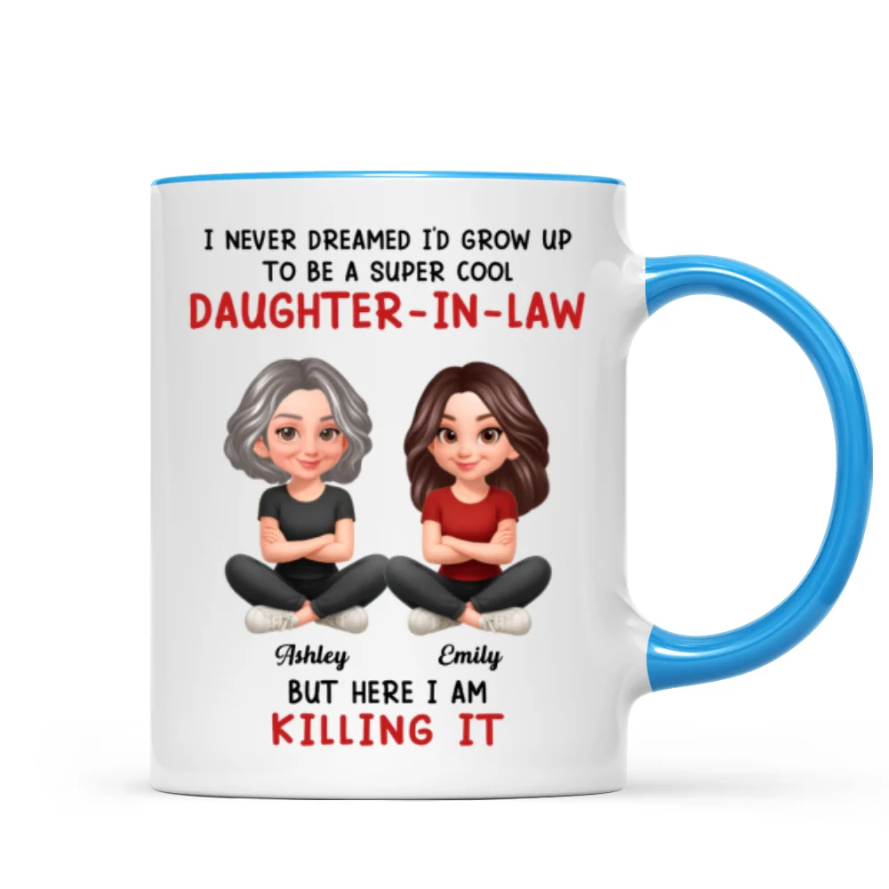 Super Cool Daughter-in-Law - Personalized Mug - Funny Christmas Gift for Daughter-in-Law - Image 11