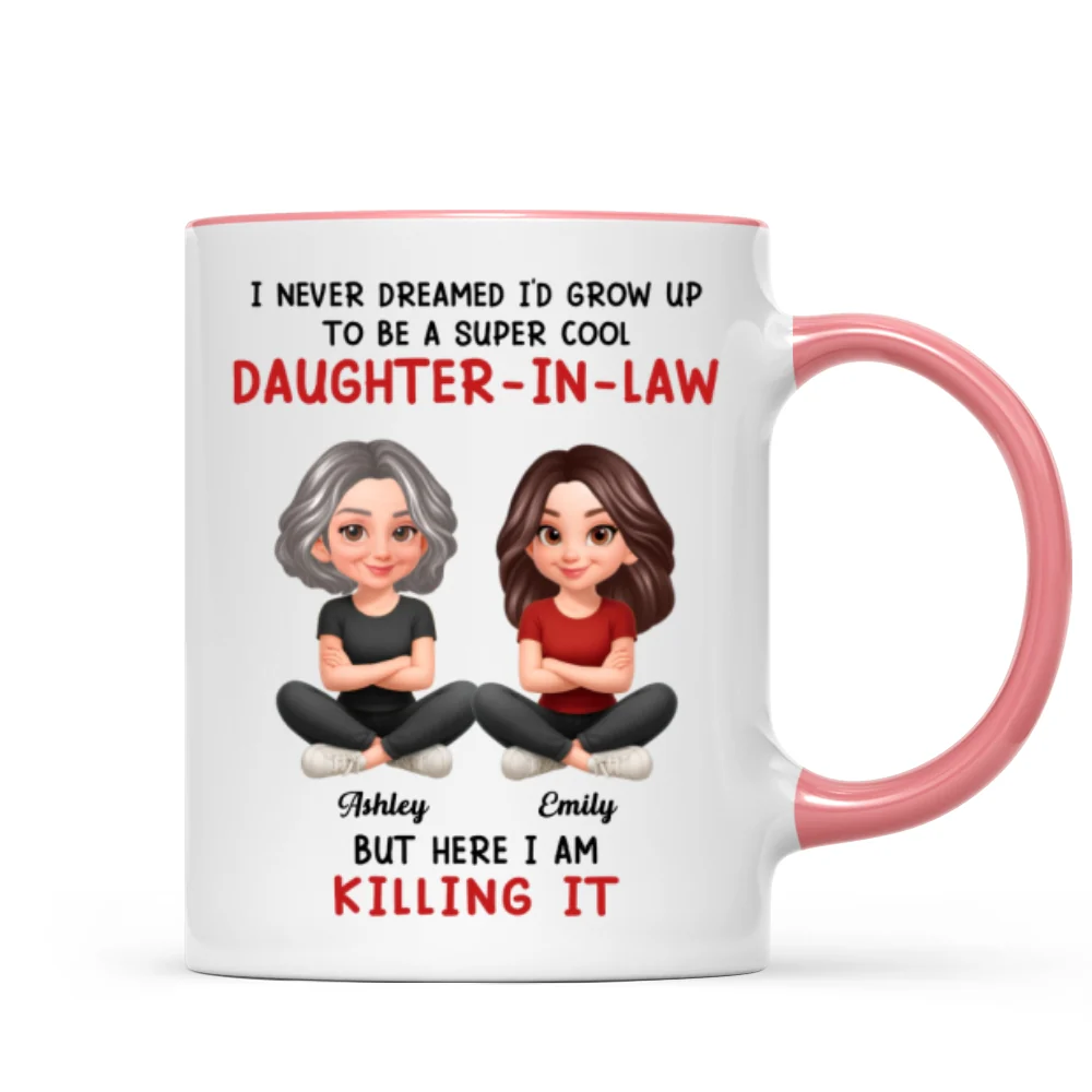 Super Cool Daughter-in-Law - Personalized Mug - Funny Christmas Gift for Daughter-in-Law - Image 12