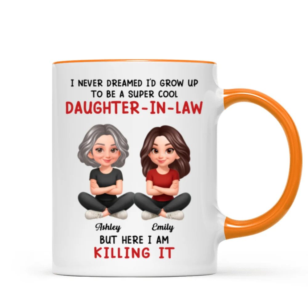 Super Cool Daughter-in-Law - Personalized Mug - Funny Christmas Gift for Daughter-in-Law - Image 14