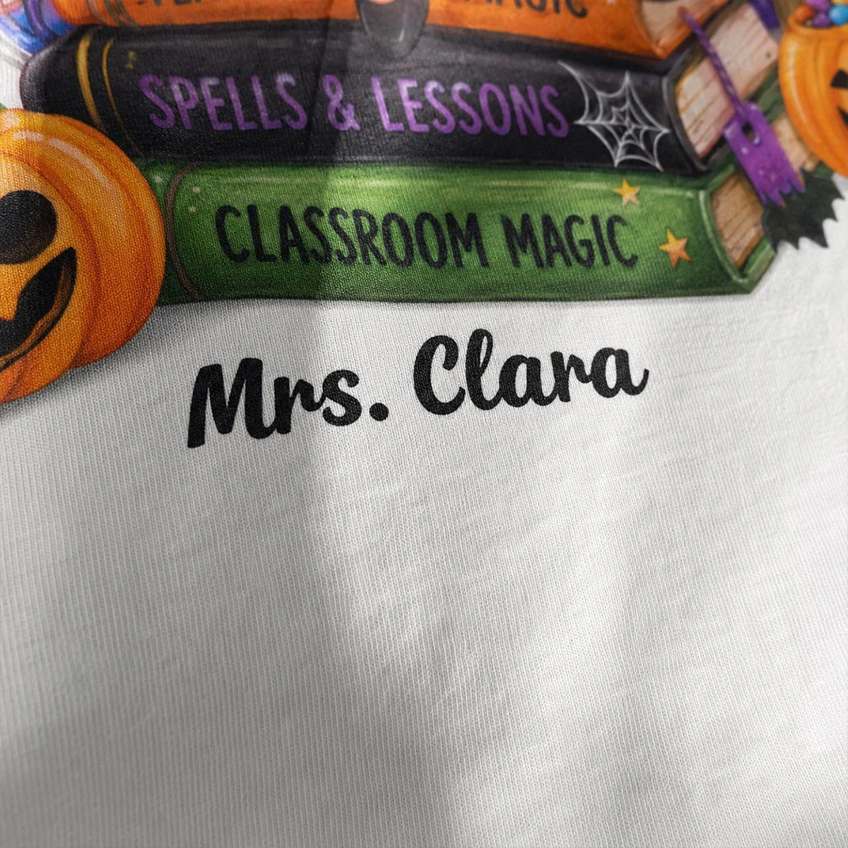 Teacher Halloween Crayon Crew - Personalized Shirt - Image 6