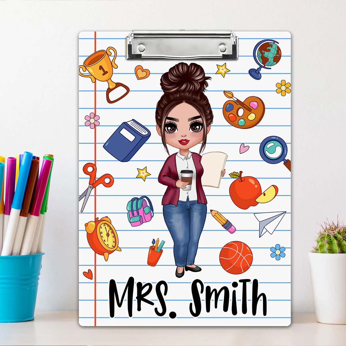 Teacher School Things Personalized Clipboard, Gift For Teacher, Appreciation Gift, Back To School Gift - Image 7