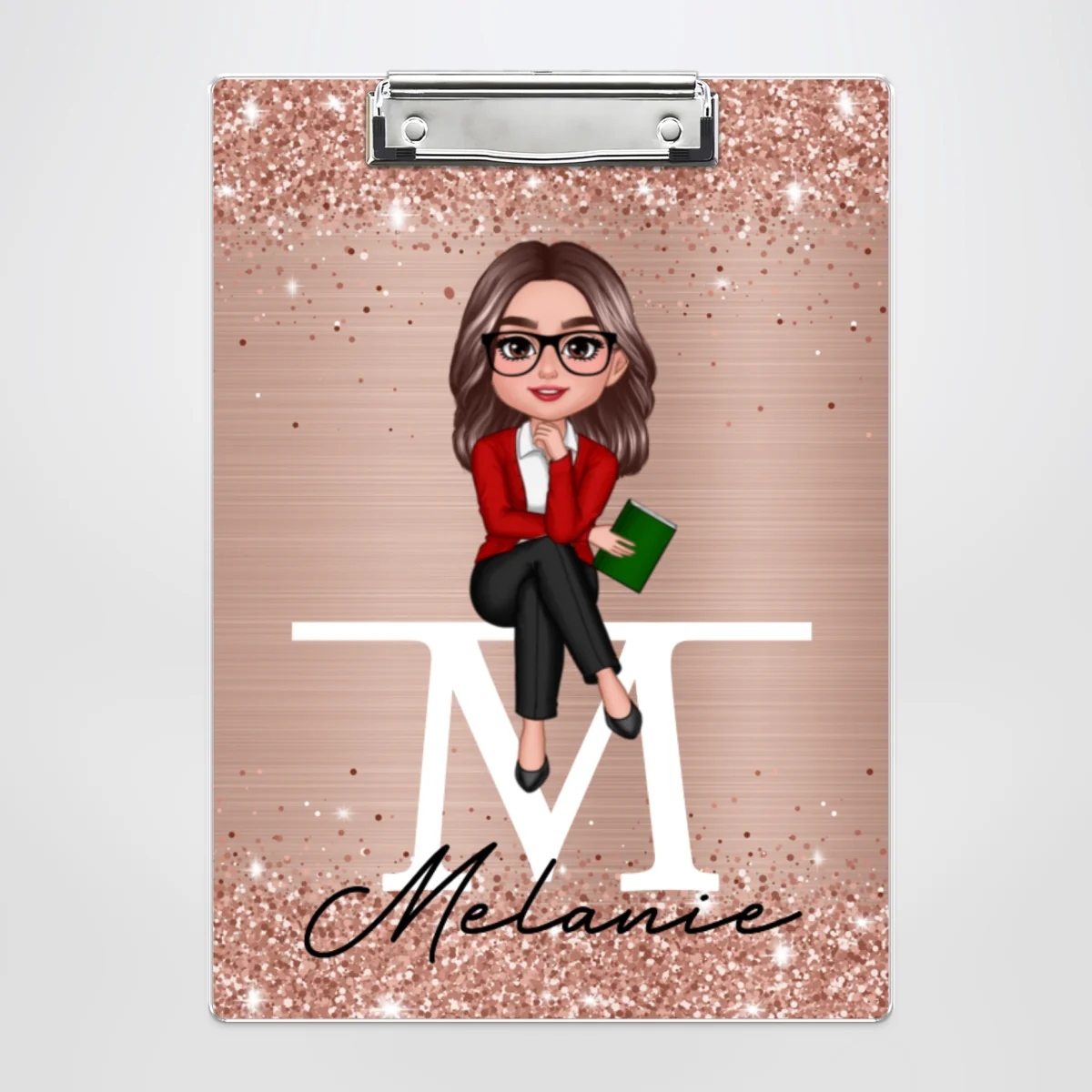 Teacher Sitting Personalized Clipboard, Appreciation Gift, Back To School Gift - Image 10