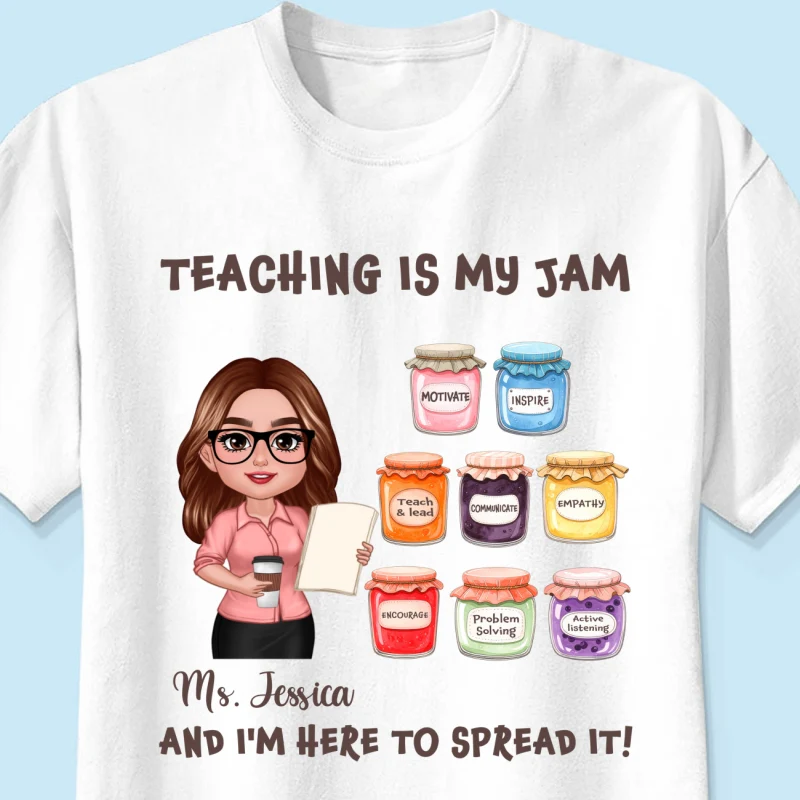 Teacher Teaching Is My Jam Personalized Shirt - Image 11