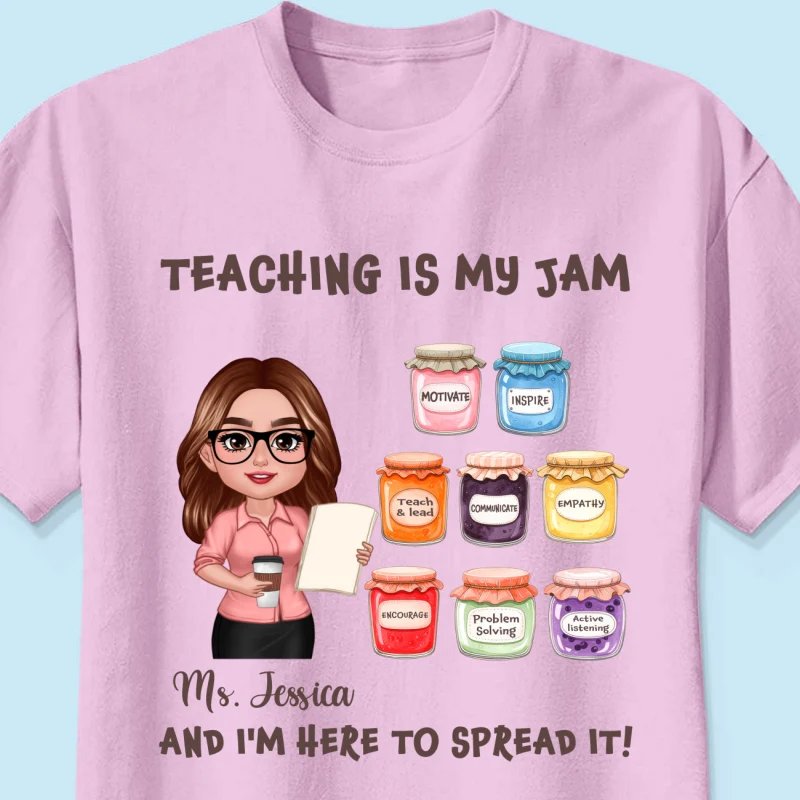 Teacher Teaching Is My Jam Personalized Shirt - Image 13