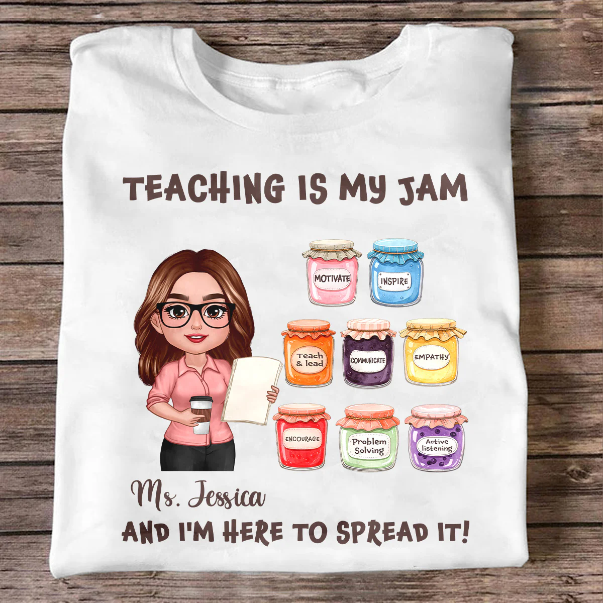 Teacher Teaching Is My Jam Personalized Shirt - Image 2