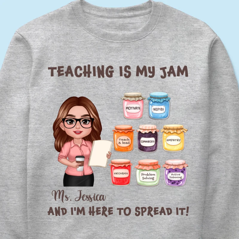 Teacher Teaching Is My Jam Personalized Shirt - Image 25