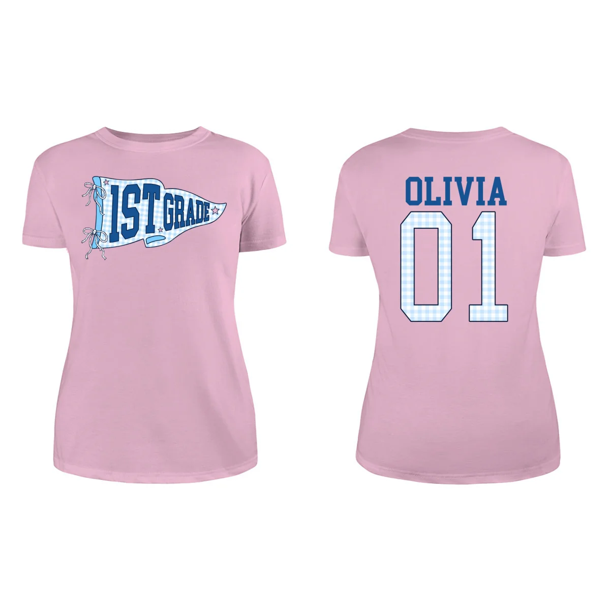 Teacher Team Grade Level - Personalized Double-Sided Shirt - Back To School Gift For Teacher - Image 15