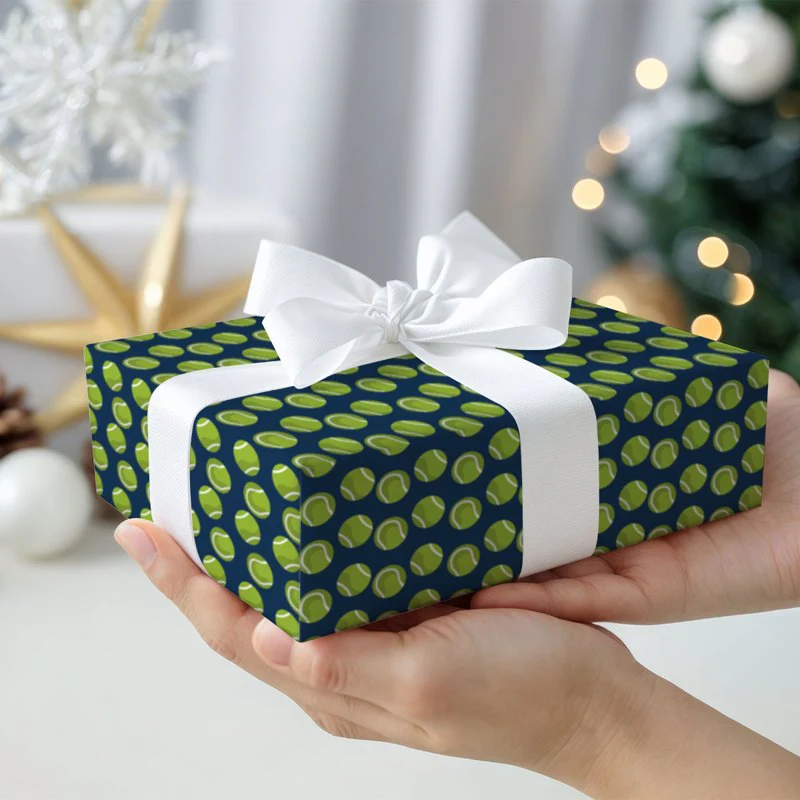 Tennis Ball Gift Wrapping Paper - Image 5