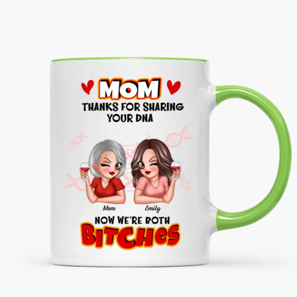 Thank You For Sharing Your DNA - Personalized Mug - Funny Mother's Day Gift For Mom From Daughter - Image 15