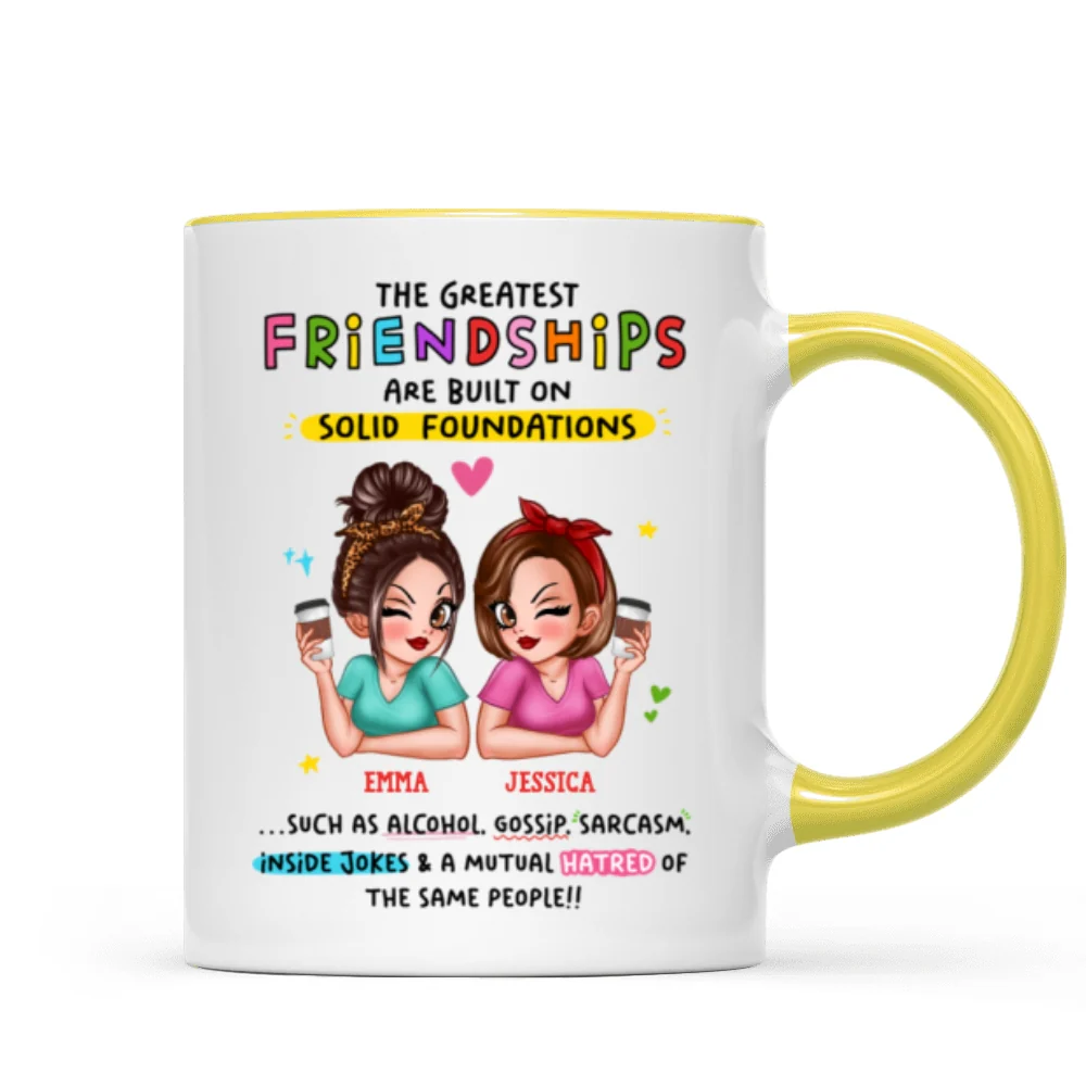 The Greatest Friendship Personalized Mug for Besties - Image 15