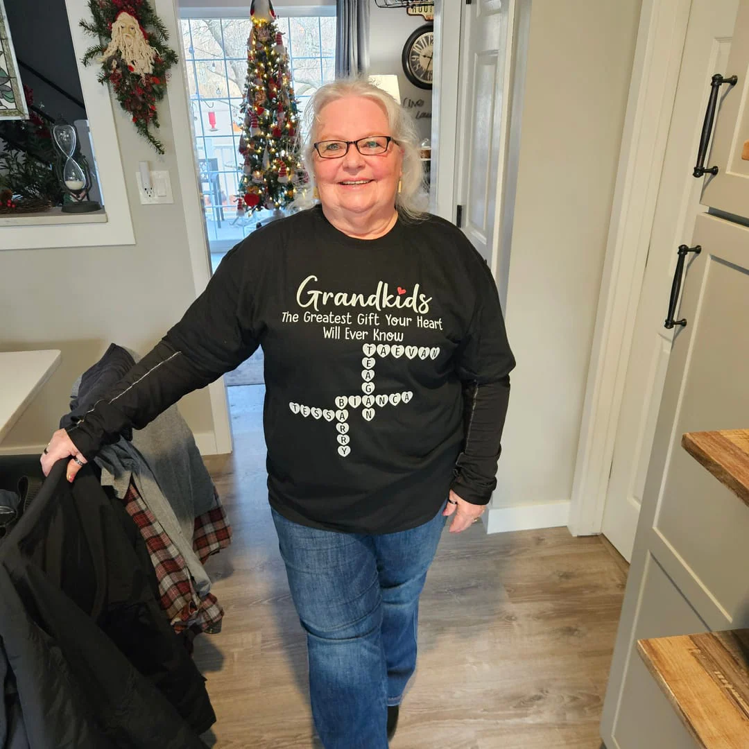 The Greatest Gift You Ever Know Crossword Puzzle Art - Personalized Shirt - Gift For Grandma, Gift For Mom - Image 7