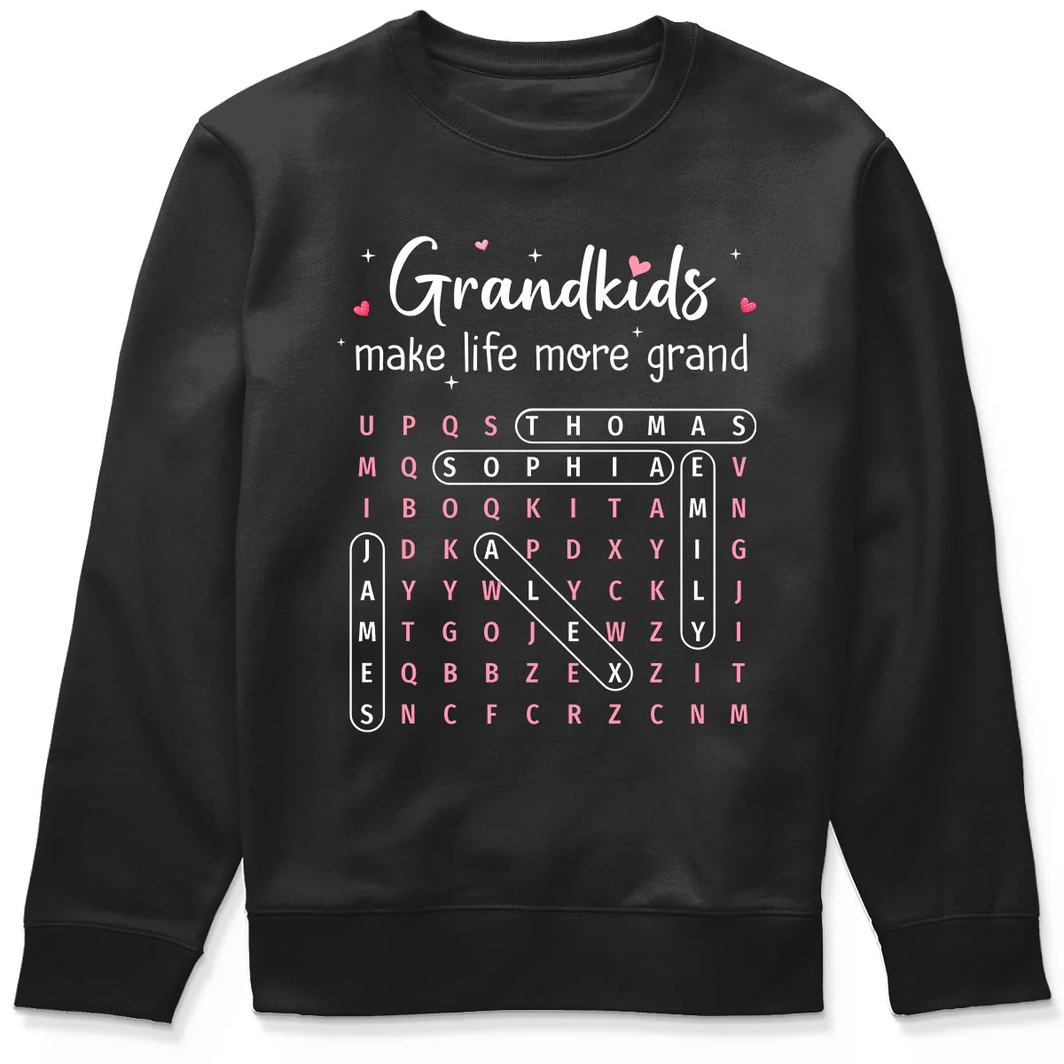 The Greatest Gift You Ever Know Word Search Puzzle Art - Personalized Shirt - Gift For Grandma - Image 5