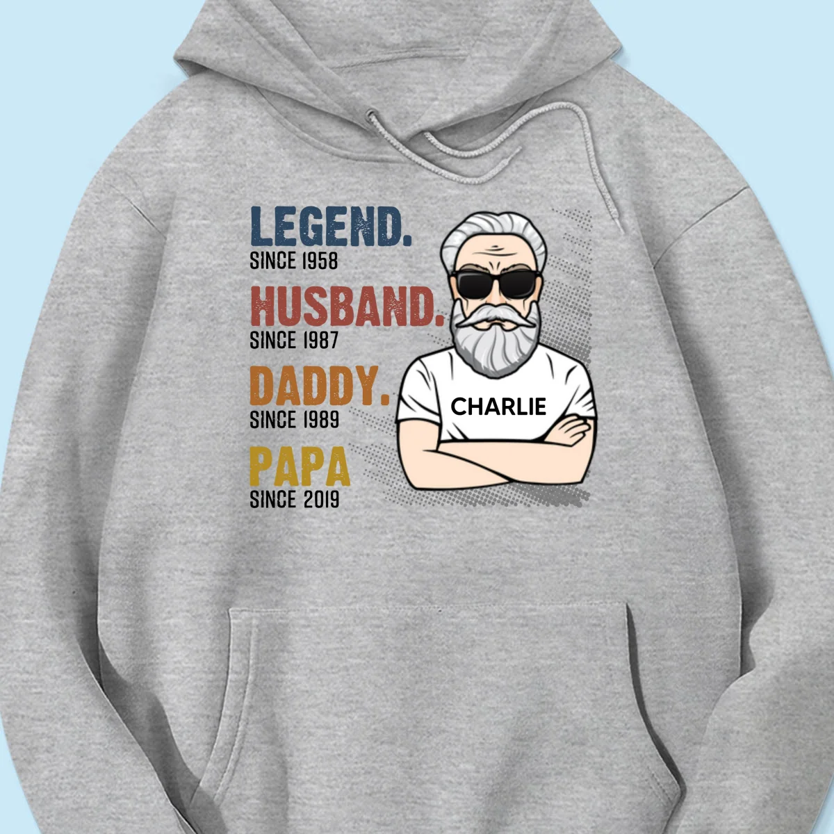 The Legend Grandpa Old Man Personalized Shirt - Image 10