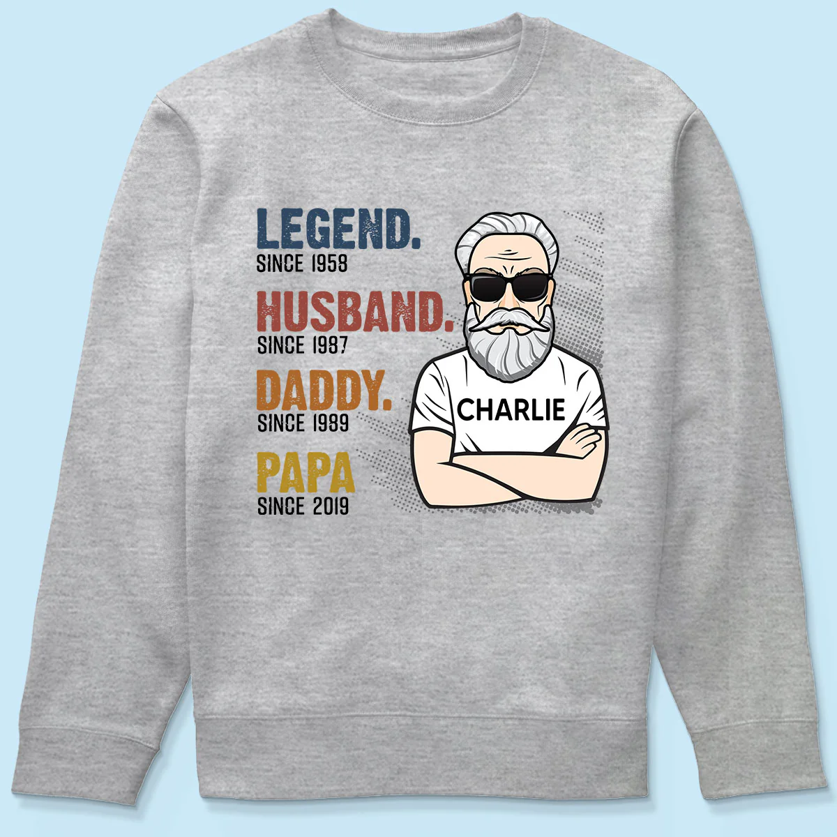 The Legend Grandpa Old Man Personalized Shirt - Image 5