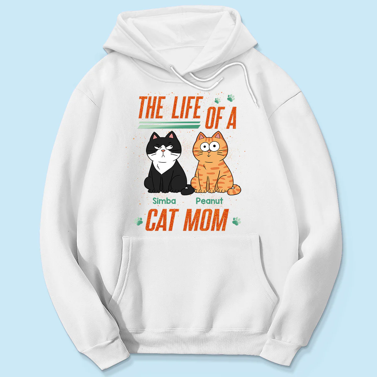 The Life Of A Cat Mom Funny Cats - Personalized Shirt - Image 8
