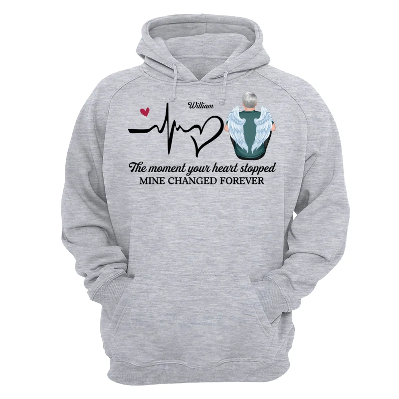 The Moment Your Heart Stopped Memorial Personalized Shirt - Image 14