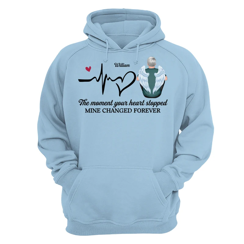 The Moment Your Heart Stopped Memorial Personalized Shirt - Image 16