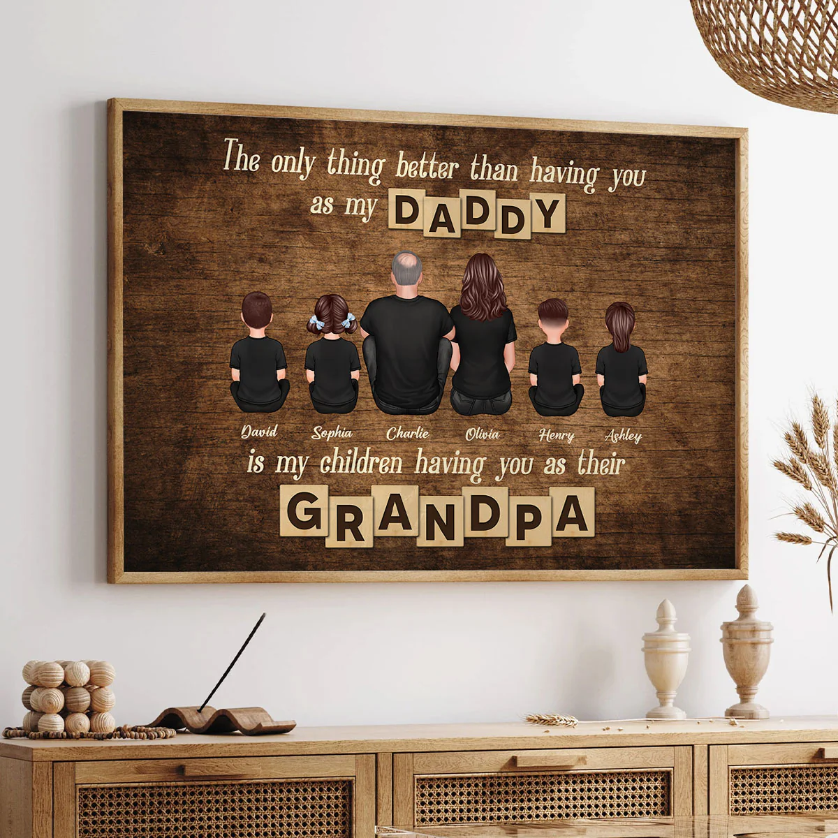 The Only Thing Better Having You As My Dad Grandpa Personalized Poster, Gift For Grandpa - Image 5