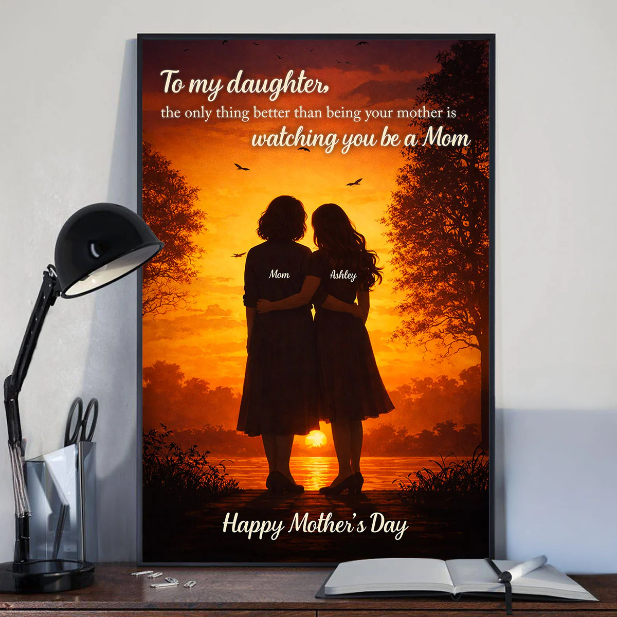 The Only Thing Better Than Being Your Mother - Personalized Poster - Heartfelt Gift For Daughter - Image 3