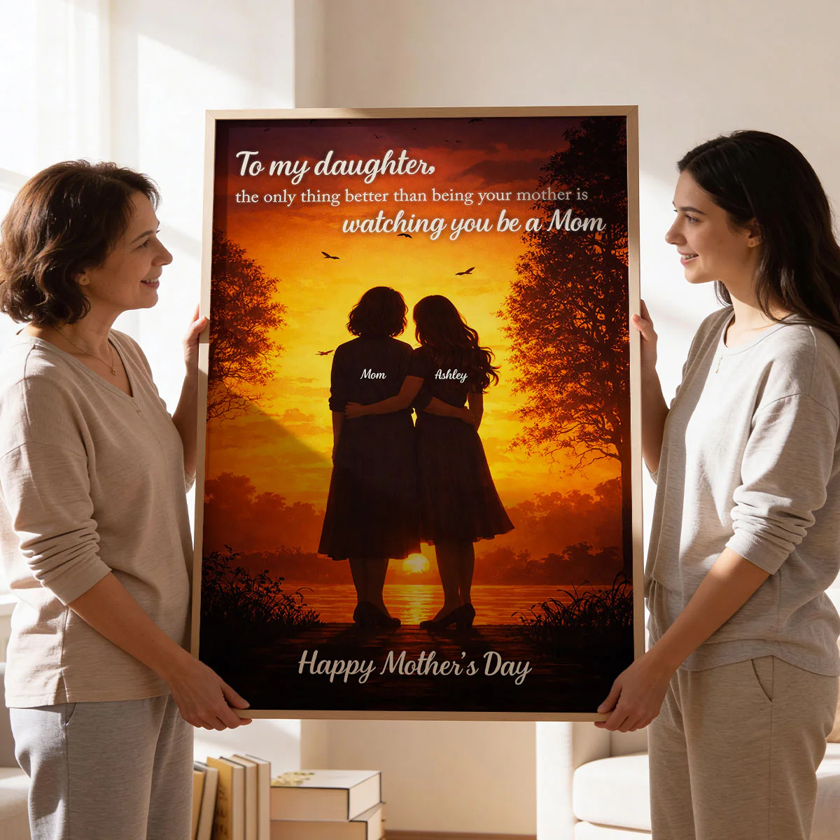 The Only Thing Better Than Being Your Mother - Personalized Poster - Heartfelt Gift For Daughter - Image 5