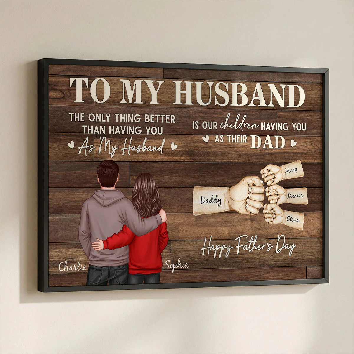The Only Thing Better Than Having You As Husband - Personalized Poster - Heartfelt Father's Day Gift For Husband, Dad - Image 2