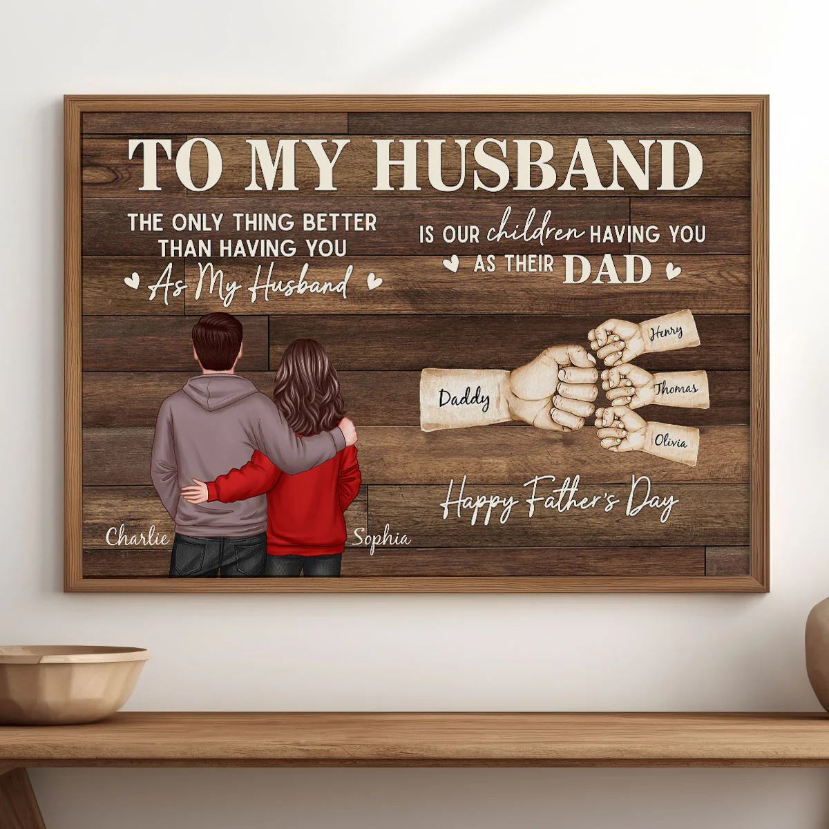 The Only Thing Better Than Having You As Husband - Personalized Poster - Heartfelt Father's Day Gift For Husband, Dad - Image 4