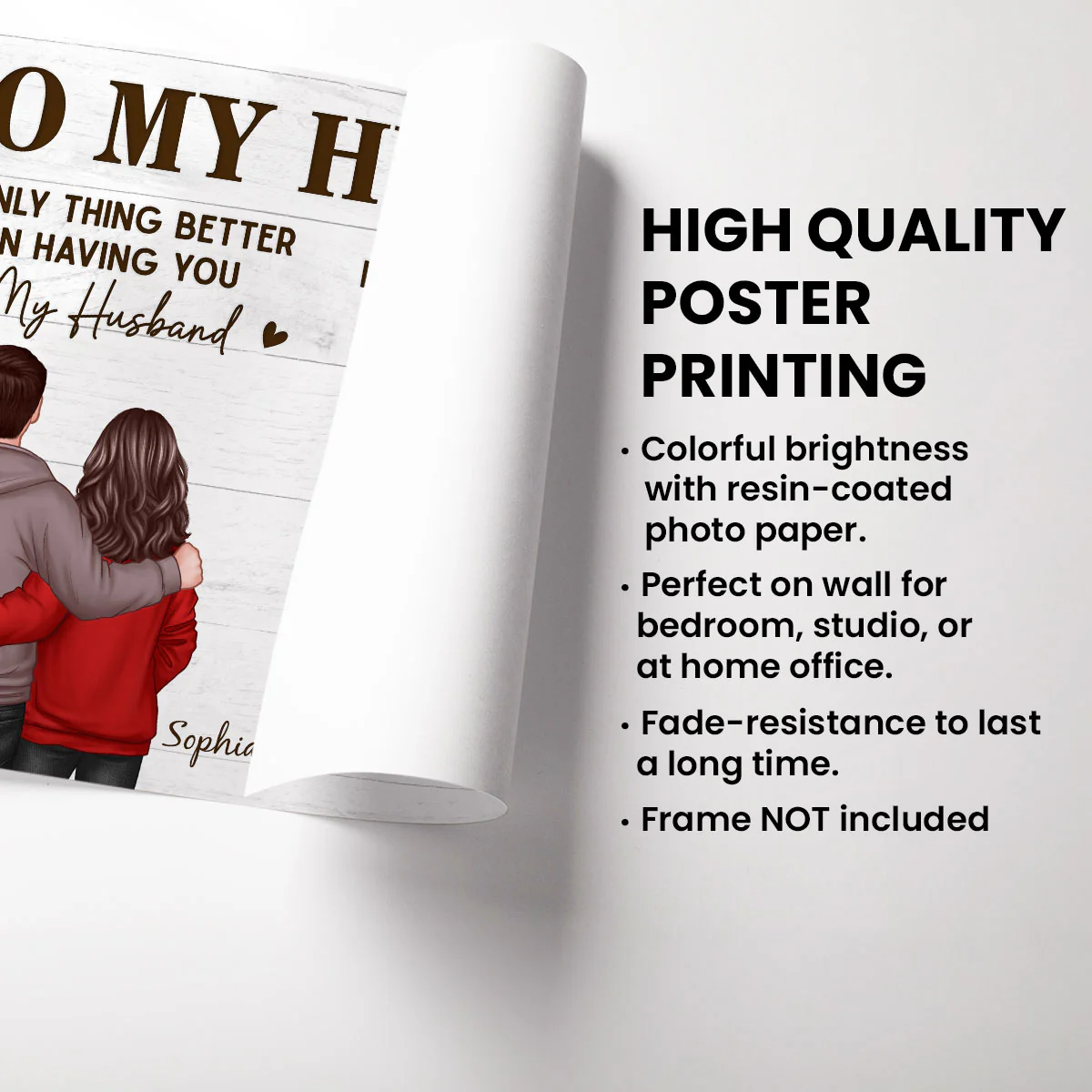 The Only Thing Better Than Having You As Husband - Personalized Poster - Heartfelt Father's Day Gift For Husband, Dad - Image 9