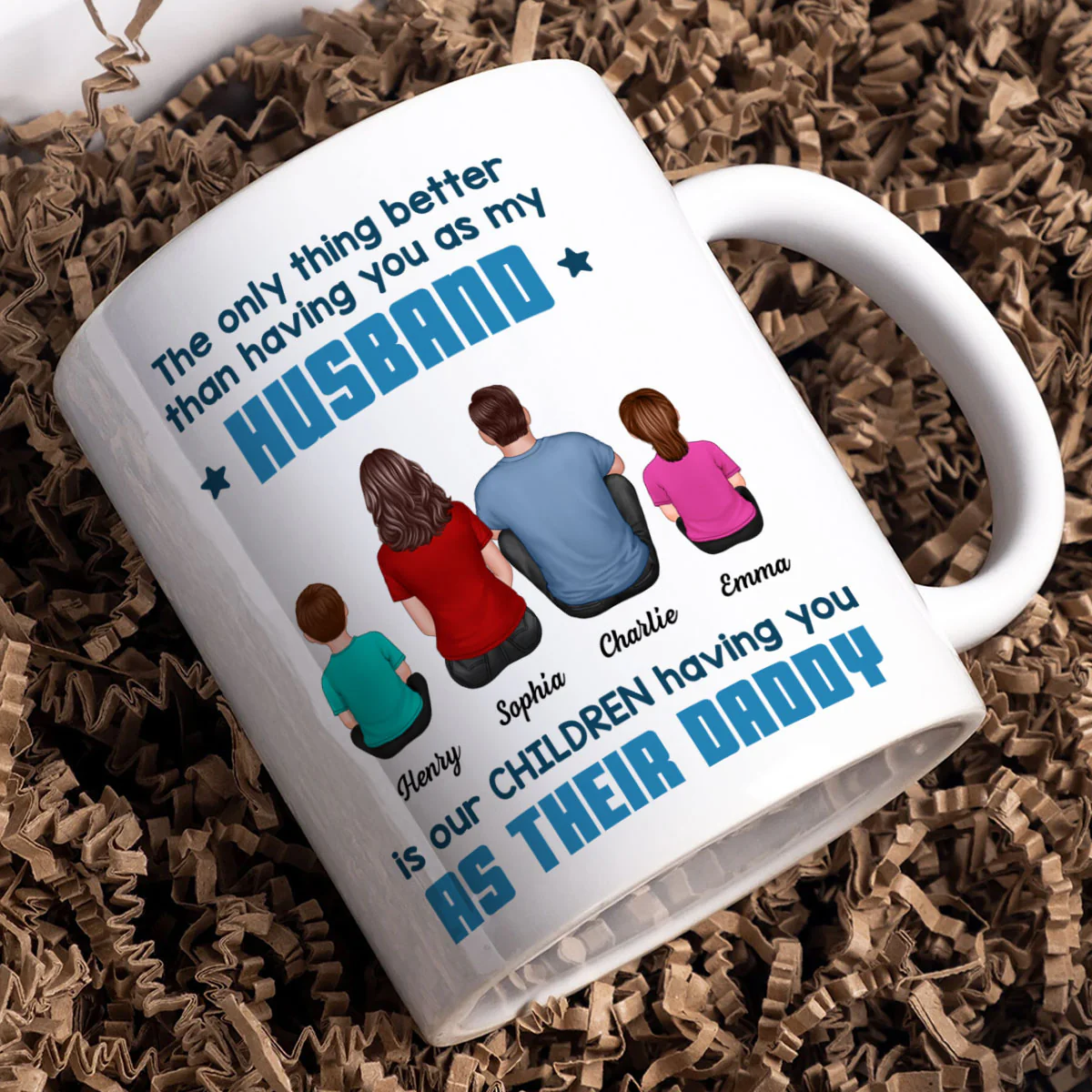 The Only Thing Better Than Having You As My Husband Personalized Mug, Gift For Dad - Image 6