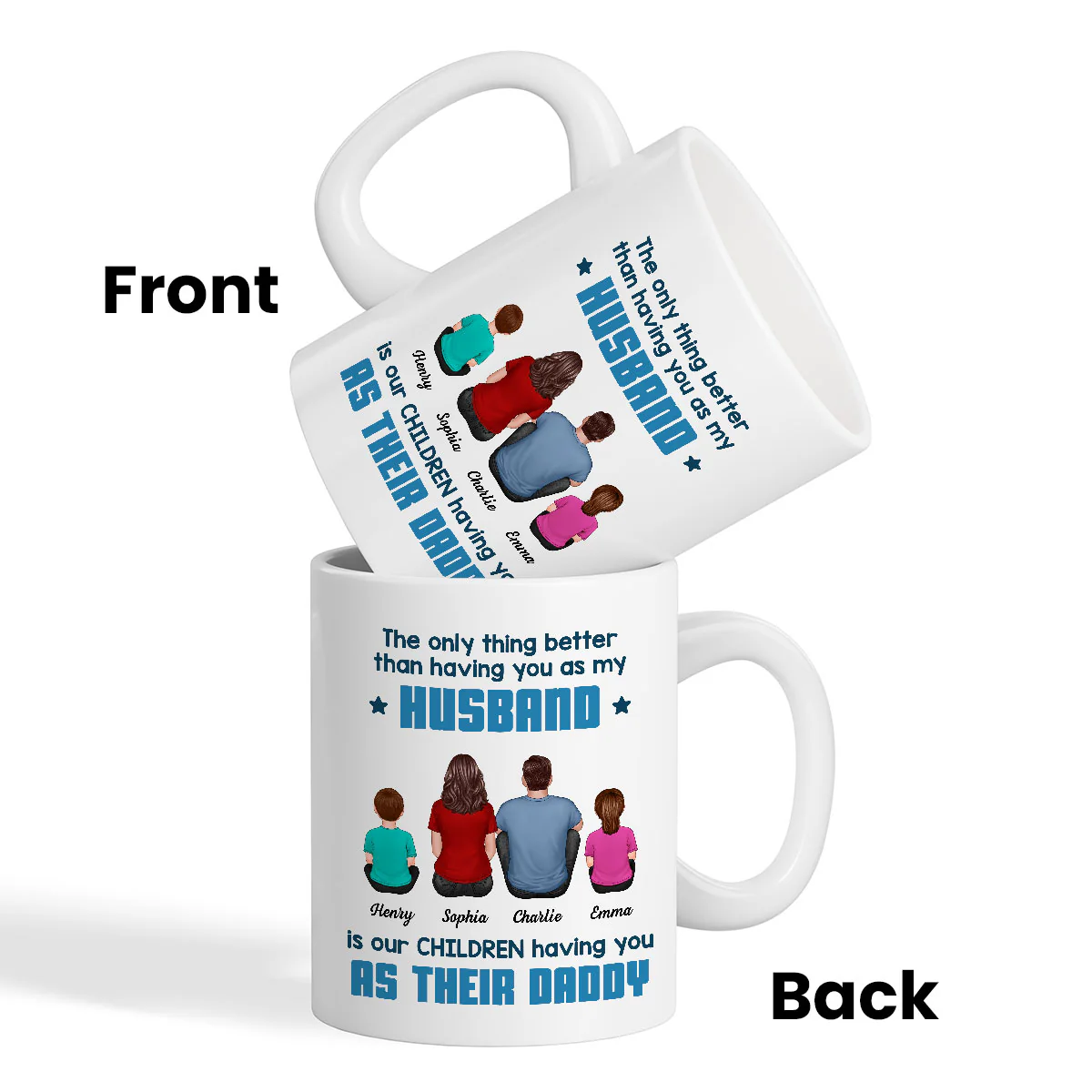 The Only Thing Better Than Having You As My Husband Personalized Mug, Gift For Dad - Image 8