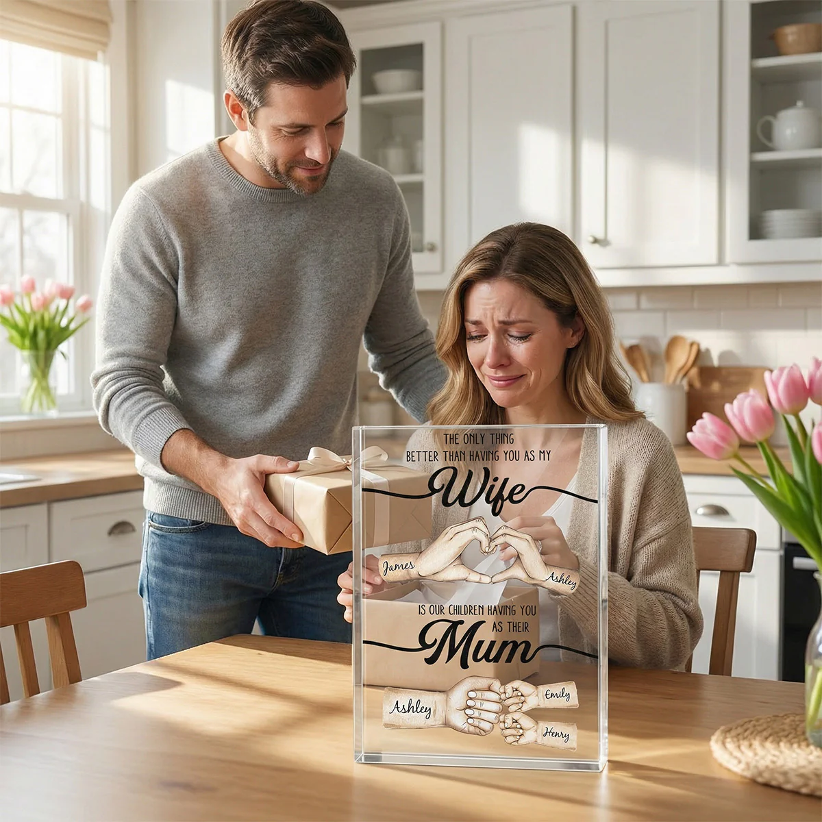 The Only Thing Better Than Having You As My Wife - Personalized Acrylic Block Plaque - Mother's Day Gift For Wife - Image 4