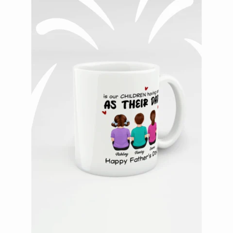 The Only Thing Having You As My Husband Back View Family Personalized Mug - Image 2