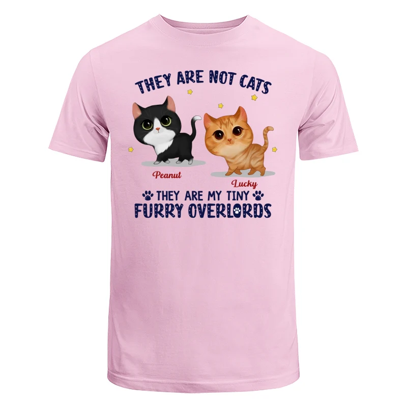 They Are My Tiny Furry Overlords Watercolor Cute Walking Cats Personalized Shirt - Image 7