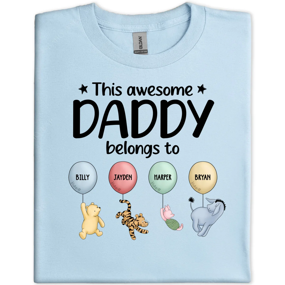 This Awesome Daddy Belongs To Cute Characters Personalized Shirt - Image 10